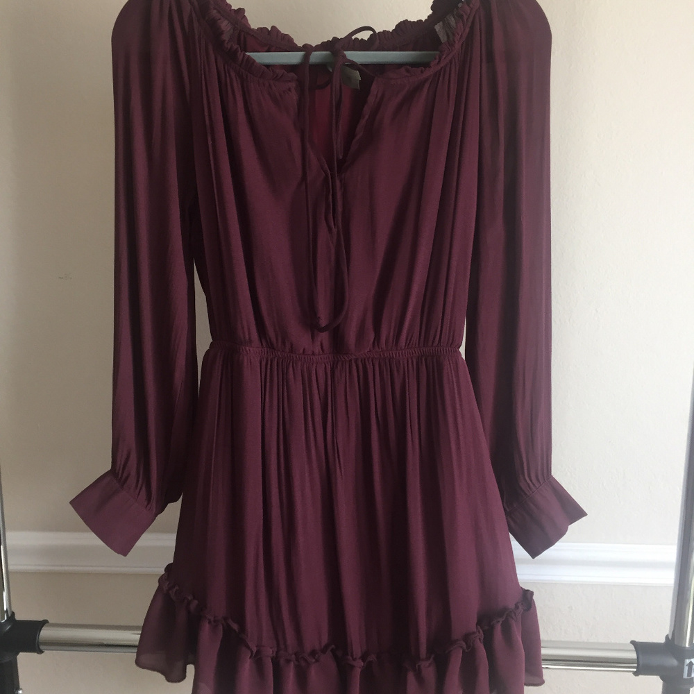 Burgundy long sleeve
